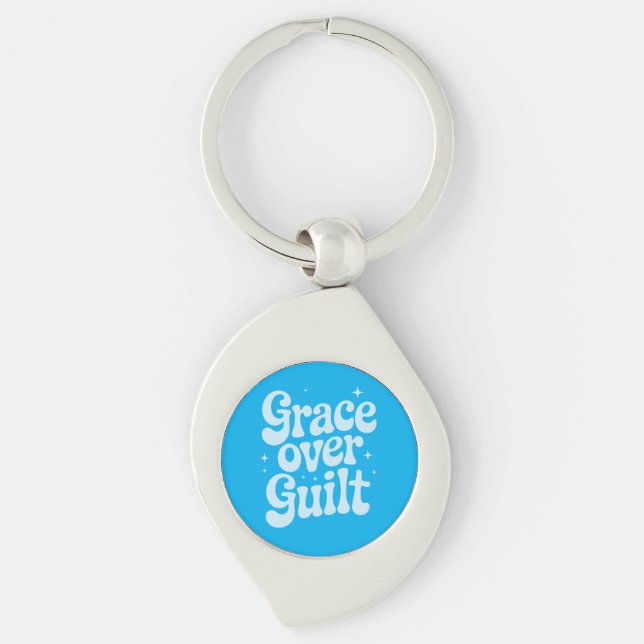 Grace Over Guilt Metal Schlüsselanhänger (Vorderseite)