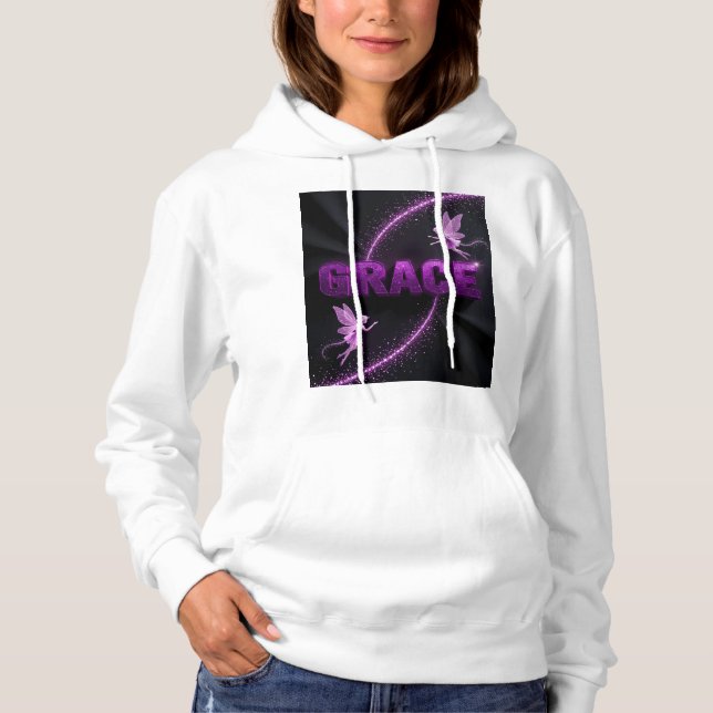 Grace - Personalisierte Kapuzenjacke – Geschenk fü Hoodie (Vorderseite)