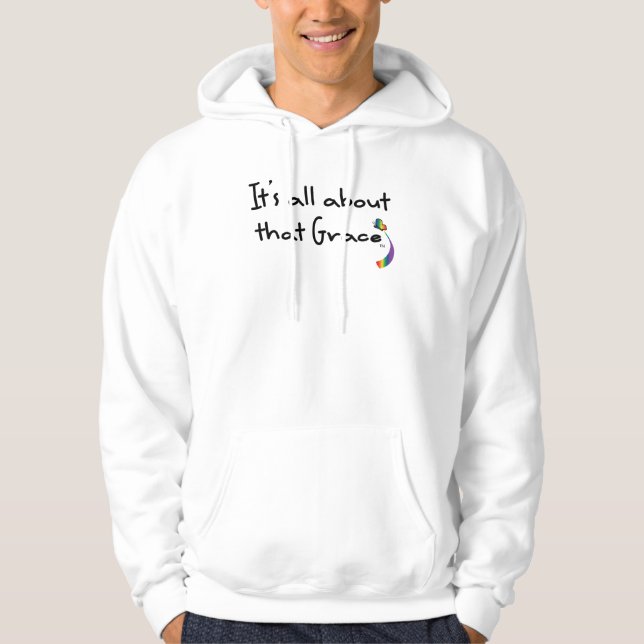 Grace Rainbow Butterfly Hoodie Sweatshirt (Vorderseite)