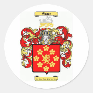 Grace Runder Aufkleber