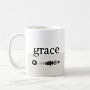 Grace + Spotify Playlist Kaffeetasse