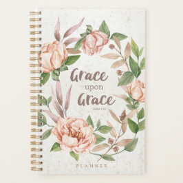 Grace sur grâce - Jean 1:16 - Floral