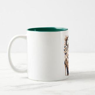 Grace trug mich hierher, Freude führt mich vorwärt Zweifarbige Tasse