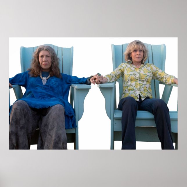 Grace und Frankie Sitting Poster (Vorne)