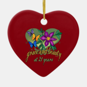 Grace und Schönheit bei 21 Keramik Ornament