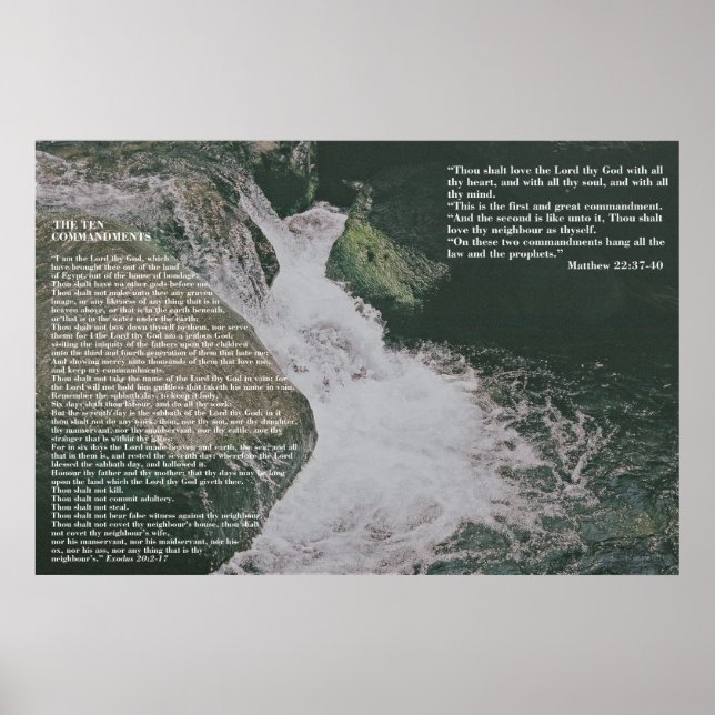 Grace und Wahrheitsschrift Poster (Vorne)