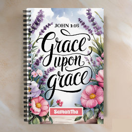 Grace Upon Grace Christlich Women Journal Notizbuch