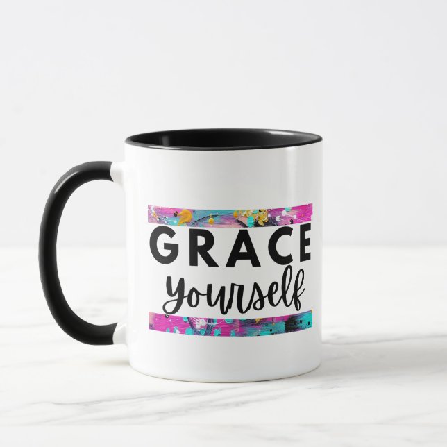 Grace Yourself Inspiration Mug for Women (Gauche)