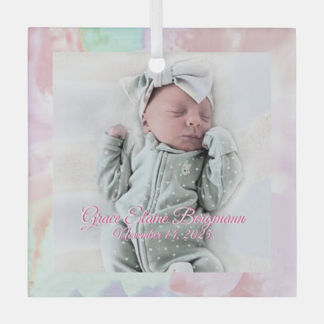 GraceB Special Order Glass Ornament Aus Glas (Vorderseite)