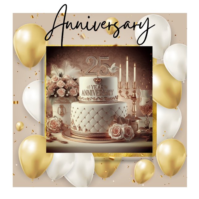 GRACEFUL 25. WEDDING JAHRESKUCH EINLADUNG (Von Creator hochgeladen)