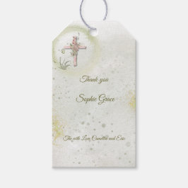 Graceful and funkelnd Cross-Baptisse Geschenkanhänger