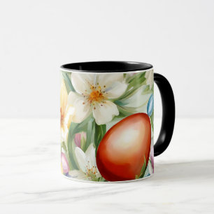 Graceful Apple Blossom, Tulips und Ostereier Tasse