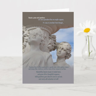 Graceful beauté inspirant carte blanche