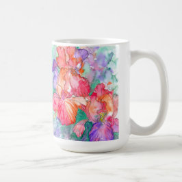 Graceful Blooms - Iris Blume Muttertag Kaffeetasse