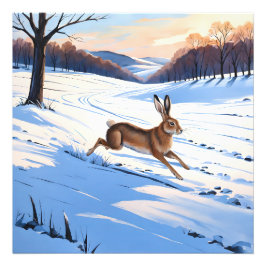 Graceful Bounds of Hare : Voll Winterfreude Fotodruck