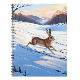 Graceful Bounds of Hare : Voll Winterfreude Notizblock