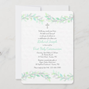 Graceful Branches Religiöse Einladung