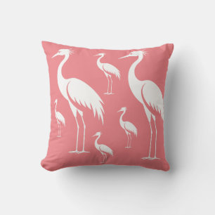 Graceful Crane Migating Bird Decor Kissen