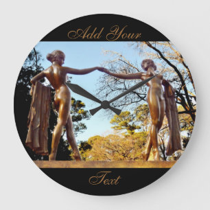 Graceful Dancers by Shirley Taylor Große Wanduhr