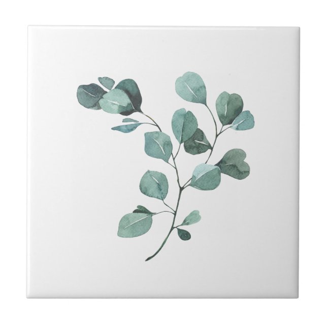 Graceful Eucalyptus Fliese (Vorderseite)