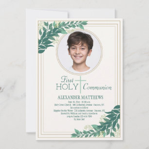 Graceful Foto Religious Einladung