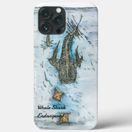 Graceful Hand Painted Whale Shark Case-Mate iPhone Hülle