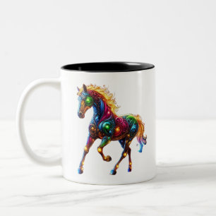 Graceful Horse Zweifarbige Tasse
