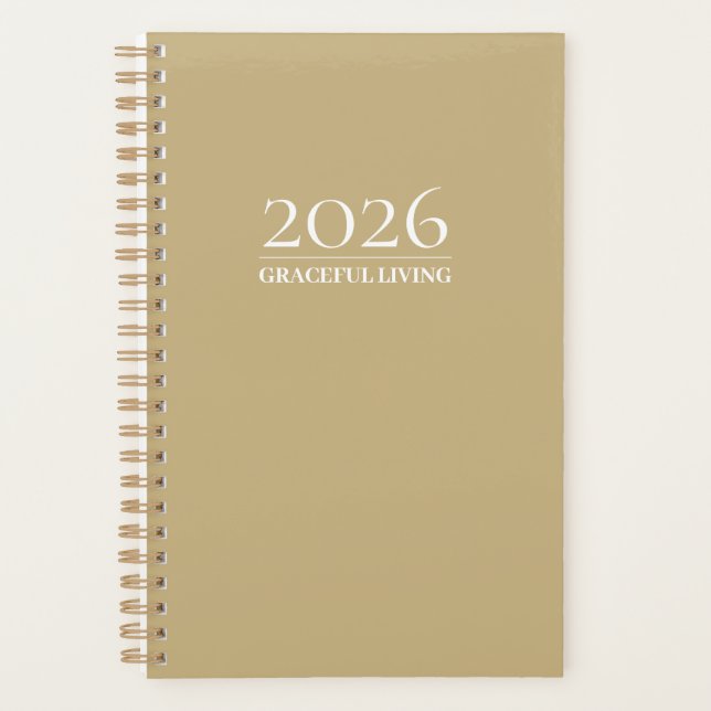Graceful Living | Wellness Planner for 2026 Planer (Vorderseite)