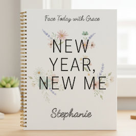 Graceful New Year Floral Planner Planer