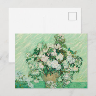 Graceful Rose in einer Vase von Vincent van Gogh Postkarte