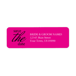 Graceful Save the Date Étiquettes de adresse (Mage