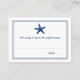 Graceful Starfish | Escort-Sitzkarte Platzkarte