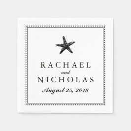 Graceful Starfish | Hochzeit Serviette