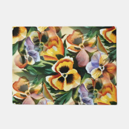 Graceful Stylish Gorgeous Vintag Pattern Stiefmütt Fußmatte