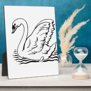 Graceful Swan Fotoplatte