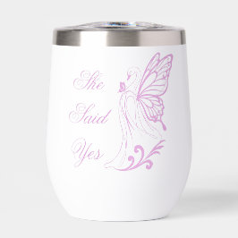 Graceful swan with butterfly wings