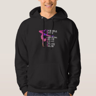 Graceful Young Magnificent Natural Gymnast Definit Hoodie