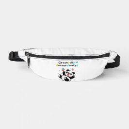 Gracefully Uncoordinated Cute Panda Bauchtasche