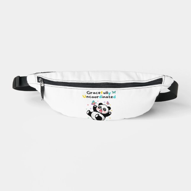 Gracefully Uncoordinated Cute Panda Bauchtasche (Vorderseite)
