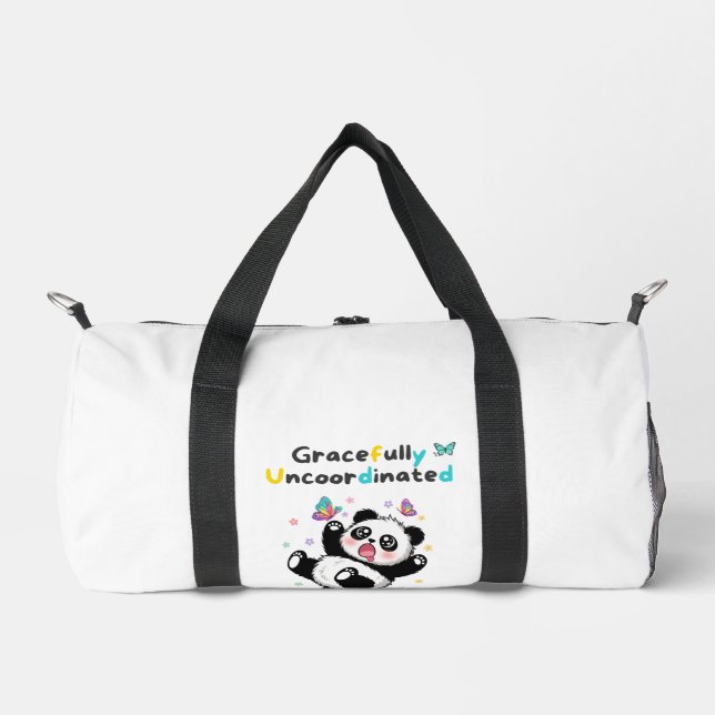 Gracefully Uncoordinated Cute Panda Duffle Bag (Vorderseite)