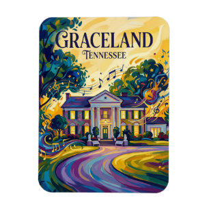 Graceland Tennessee Magnet
