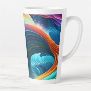 Gracful Bright Rainbow Wasserfall Milchtasse