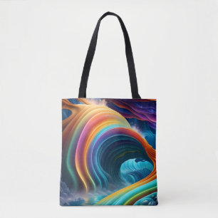Gracful Bright Rainbow Wasserfall Tasche