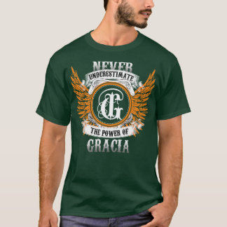 Gracia Name Shirt nie unterschätzen den Power