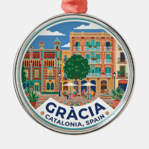 Gràcia Spanien Ornament Aus Metall