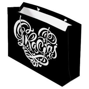 Gracias Vielen Dank Große Geschenktüte
