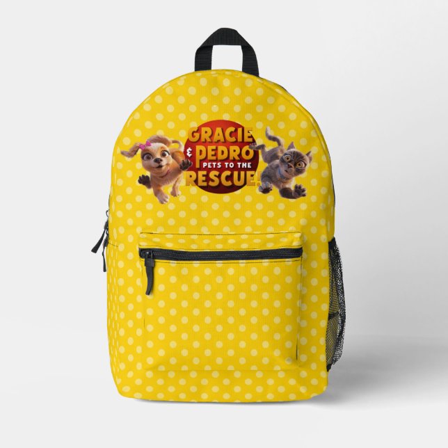 Gracie & Pedro Erlebnisziele Bedruckter Rucksack (Vorderseite)