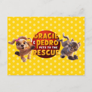 Gracie & Pedro Erlebnisziele Postkarte