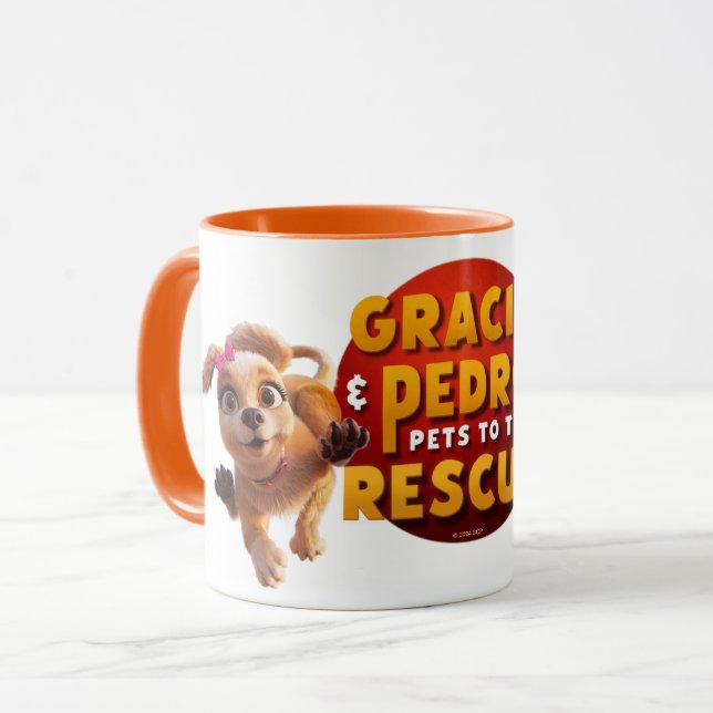 Gracie & Pedro Erlebnisziele Tasse (Vorderseite Links)