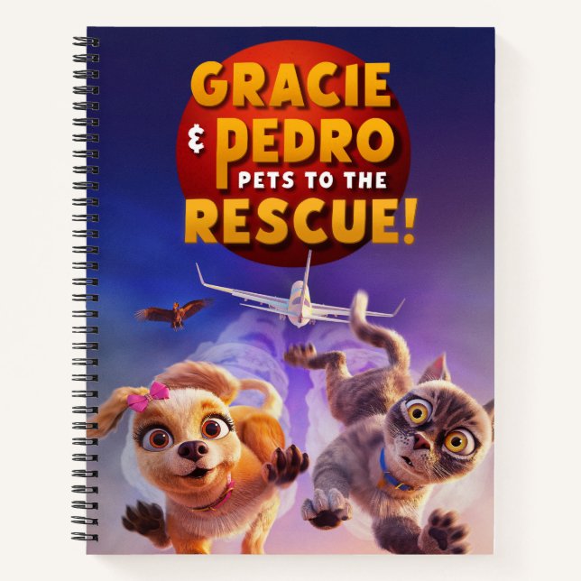 Gracie & Pedro: Haustiere zur Rettung! Notizbuch (Vorderseite)